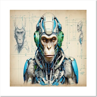 Technical Cyber Monkey Posters and Art